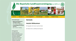 Desktop Screenshot of landfrauenvereinigung.de